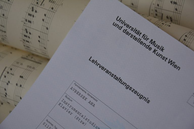 Austauschstudium (Klavier), Universität für Musik und darstellende Kunst Wien
